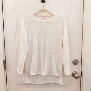 Anthropologie T.LA Crew Cotton Long Sleeve T‎ XS